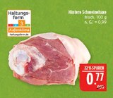 Aktuelles Hintere Schweinehaxe Angebot bei Marktkauf in Leipzig ab 0,77 €