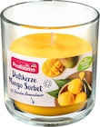 Duftkerze im Glas Mango Sorbet von Profissimo im aktuellen dm-drogerie markt Prospekt für 1,75 €