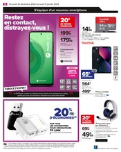 Smartphone Angebote im Prospekt "DÉMARREZ L'ANNÉE AVEC DES OFFRES DERNIER CRI !" von Carrefour auf Seite 20