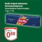 Original italienische Hartweizenteigwaren Angebote von Barilla bei GLOBUS Jena für 0,88 €