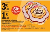 Promo Gourmand & Crémeux 33% Mat.Gr. Format Familial à 1,58 € dans le catalogue E.Leclerc à Plouguernével