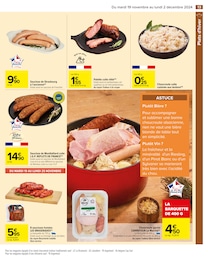 Offre Saucisse de morteau dans le catalogue Carrefour du moment à la page 15