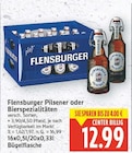 Pilsener oder Bierspezialitäten von Flensburger für 12,99 € bei E center im Angebot Pilsener oder Bierspezialitäten von Flensburger im aktuellen E center Prospekt