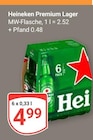 Aktuelle Heineken Angebote bei GLOBUS in Leipzig Aktuelles Premium Lager Angebot bei GLOBUS in Leipzig ab 4,99 €
