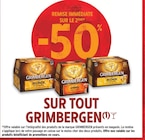 Intermarché Contact Mornant - Promo -50% de remise immédiate sur le 2ème sur tout GRIMBERGEN Promo -50% de remise immédiate sur le 2ème sur tout GRIMBERGEN à dans le catalogue Intermarché Contact à Mornant