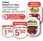 Aktuelles Antipasti Angebot bei GLOBUS in Krefeld ab 1,99 €