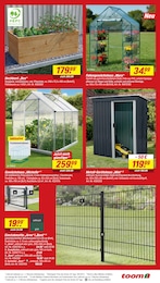 toom Baumarkt Gartenhaus im Prospekt 