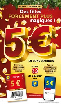 Catalogue Lidl de la semaine 49, "Oh Oh Oh !!", page 2, 06/12/2023 - 12/12/2023 Prospectus Lidl en cours, "Oh Oh Oh !!", page 2 sur 61