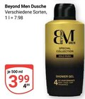 Dusche im Angebot bei GLOBUS in Weimar Dusche Angebote von Beyond Men bei GLOBUS Weimar für 3,99 €