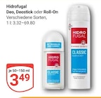 Deo Angebote von Hidrofugal bei GLOBUS Koblenz für 3,49 €