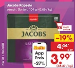Kapseln von Jacobs für 3,99 € bei Netto Marken-Discount im Angebot Kapseln von Jacobs im aktuellen Netto Marken-Discount Prospekt