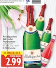 Sekt oder Fruchtsecco von Rotkäppchen für 2,99 € bei E center im Angebot Sekt oder Fruchtsecco von Rotkäppchen im aktuellen E center Prospekt