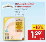 Aktuelles Hähnchenbrustfilet oder Putenbrust Angebot bei Netto Marken-Discount in Moers ab 1,29 €