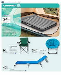 Offre Chaise De Camping dans le catalogue Carrefour du moment à la page 16