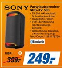 Partylautsprecher SRS-XV 500 Angebote von SONY bei expert Herten für 249,00 €