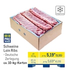 Schweine Loin Ribs im Angebot bei METRO in Gießen Schweine Loin Ribs Angebote bei METRO Gießen für 5,55 €