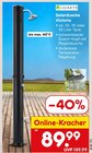 Solardusche Victoria im Angebot bei Netto Marken-Discount in Ulm Solardusche Victoria Angebote von Juskys bei Netto Marken-Discount Ulm für 89,99 €