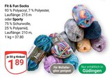 Fit & Fun Socks Angebote bei GLOBUS Saarbrücken für 1,89 €