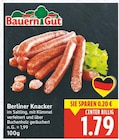 Berliner Knacker von Bauern Gut für 1,79 € bei E center im Angebot Berliner Knacker von Bauern Gut im aktuellen E center Prospekt