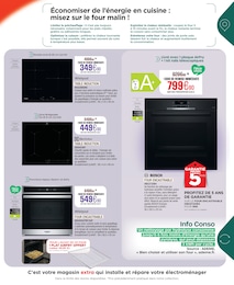 Prix et réduction Four Encastrable dans le prospectus Extra en cours Offre Four Encastrable dans le catalogue Extra du moment à la page 7