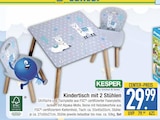 Kindertisch mit 2 Stühlen Angebote von KESPER bei E center Augsburg für 29,99 €