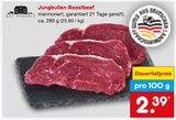 Jungbullen-Roastbeef Angebote von Gut Ponholz bei Netto Marken-Discount Arnsberg für 2,39 €