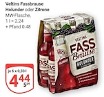Fassbrause Holunder im Angebot bei GLOBUS in Siegen Fassbrause Holunder Angebote von Veltins bei GLOBUS Siegen für 4,44 €