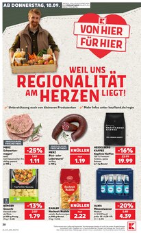 Mineralwasser im aktuellen Kaufland Prospekt (Mannheim) Mineralwasser im Kaufland Prospekt "Hier bin ich richtig" mit 77 Seiten (Mannheim)