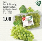 EDEKA Hilden - Tafeltrauben Angebot im Prospekt Tafeltrauben bei EDEKA im Hilden Prospekt für 1,00 €