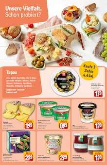 Oliven im aktuellen REWE Prospekt (Düsseldorf) Oliven im REWE Prospekt "Dein Markt" mit 30 Seiten (Düsseldorf)