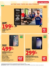 Promos Télévision dans le catalogue "LES TOPS DE LA RENTRÉE" de Auchan Hypermarché Télévision en promo dans le catalogue Auchan Hypermarché à la page 23