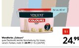 Wandfarbe Colours Angebote von Vincent bei Hellweg Dortmund für 24,99 €