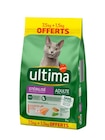 Croquettes pour chats stérilisés adultes - ULTIMA en promo chez Carrefour Croquettes pour chats stérilisés adultes - ULTIMA dans le catalogue Carrefour