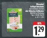 Aktuelles Geflügel Aufschnitt Angebot bei EDEKA in Würzburg ab 1,29 €