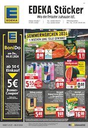 Aktueller EDEKA Supermarkt Prospekt in Lindlar und Umgebung, "Aktuelle Angebote" mit 24 Seiten, 01.07.2024 - 06.07.2024