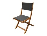 Chaise acacia/textilène "FASIA" - L. 55 x l. 60 x H. 90 cm - Blooma - Brico Dépôt à Saumur Chaise acacia/textilène "FASIA" - L. 55 x l. 60 x H. 90 cm - Blooma en promo chez Brico Dépôt Saumur à 29,90 €