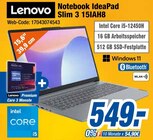 Aktuelle Notebook Angebote bei expert in Saarbrücken Aktuelles Notebook IdeaPad Slim 3 15IAH8 Angebot bei expert in Saarbrücken ab 549,00 €