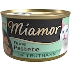 Miamor Feine Pastete mit Truthahn 85 g im Angebot bei Zookauf in Langenfeld Miamor Feine Pastete mit Truthahn 85 g Angebote von Miamor bei Zookauf Langenfeld für 0,69 €