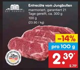 Aktuelles Entrecôte vom Jungbullen Angebot bei Netto Marken-Discount in Gelsenkirchen ab 2,39 €