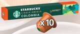 Capsules de café Colombia par Nespresso - STARBUCKS PAR NESPRESSO - Intermarché Express à Montpellier Capsules de café Colombia par Nespresso - STARBUCKS PAR NESPRESSO en promo chez Intermarché Express Montpellier à 6,58 €