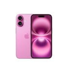 Apple iPhone 16 61" 5G 256 Go Double SIM Rose - Apple en promo chez Fnac Aubervilliers à 1 044,99 €