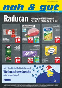 nah und gut Prospekt der KW 50 "Wir lieben Lebensmittel!" Aktueller nah und gut Prospekt "Wir lieben Lebensmittel!" Seite 1 von 8 Seiten