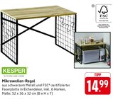 Mikrowellen-Regal im Angebot bei E center in Homburg Mikrowellen-Regal Angebote von Kesper bei E center Homburg für 14,99 €