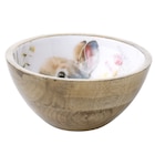 Holzschale mit Hasen-Motiv für 7,99 € bei Ernstings family im Angebot Holzschale mit Hasen-Motiv im aktuellen Ernstings family Prospekt