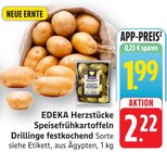 Herzstücke Speisefrühkartoffeln Drillinge festkochend Angebote von EDEKA bei EDEKA Pirmasens für 1,99 €
