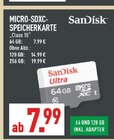 Micro-SDXC-Speicherkarte Class 10 Angebote von SanDisk bei Marktkauf Wuppertal für 7,99 €