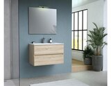 Brico Dépôt Harly - Promo Ensemble meuble + vasque + miroir 80 cm "Arenzano" Promo Ensemble meuble + vasque + miroir 80 cm "Arenzano" à 159,00 € dans le catalogue Brico Dépôt à Harly