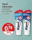 Zahncreme im V-Markt Prospekt Zahncreme von Signal im aktuellen V-Markt Prospekt für 0,79 €