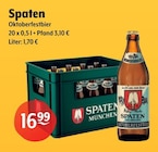 Oktoberfestbier im Angebot bei Getränke Hoffmann in Bad Salzuflen Oktoberfestbier Angebote von Spaten bei Getränke Hoffmann Bad Salzuflen für 16,99 €