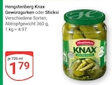 Knax Gewürzgurken oder Sticksi bei GLOBUS im Prospekt "" für 1,79 €